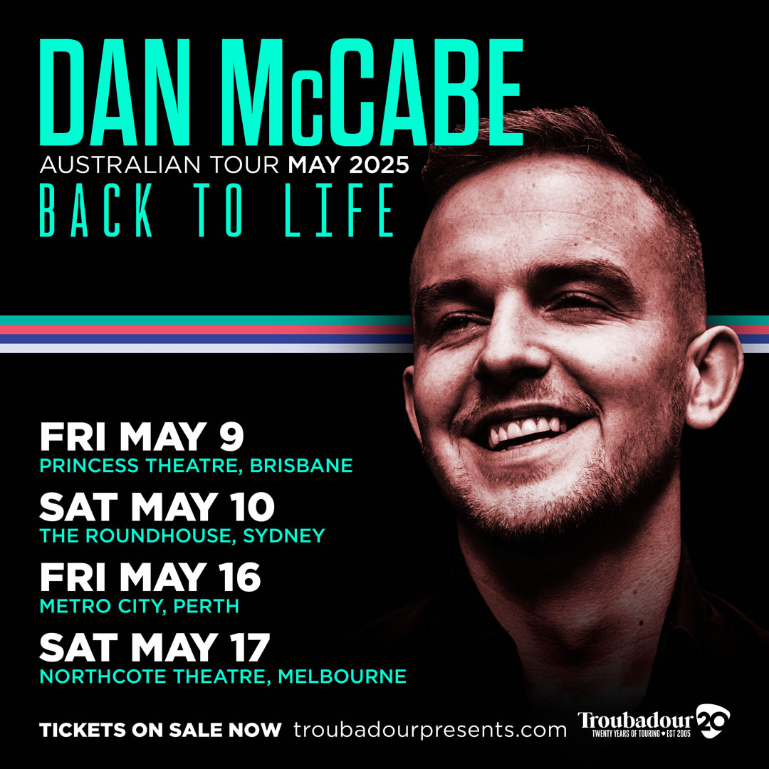 Dan McCabe - Aus Tour 2025 - Square Poster