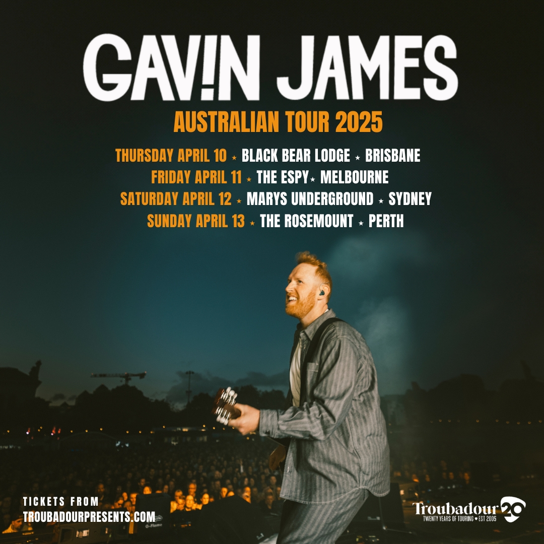 Gavin James - Aus Tour 2025 - SQUARE